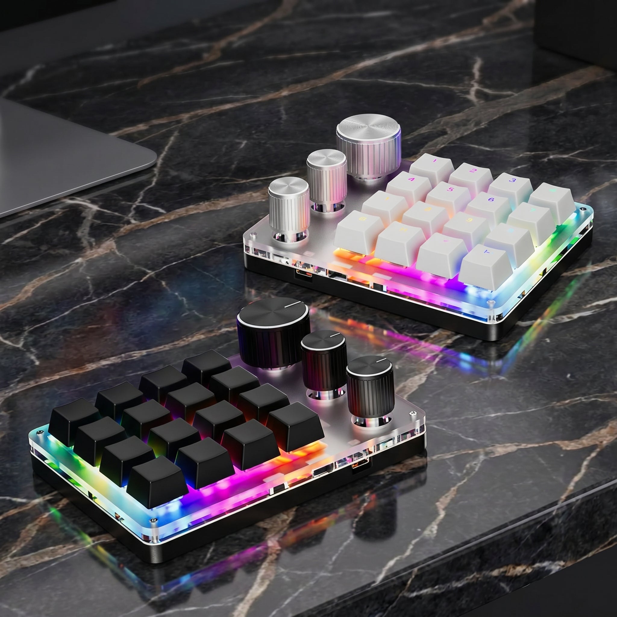 Command Center: 16-Key Macro Pad | Wireless Mechanical Knob