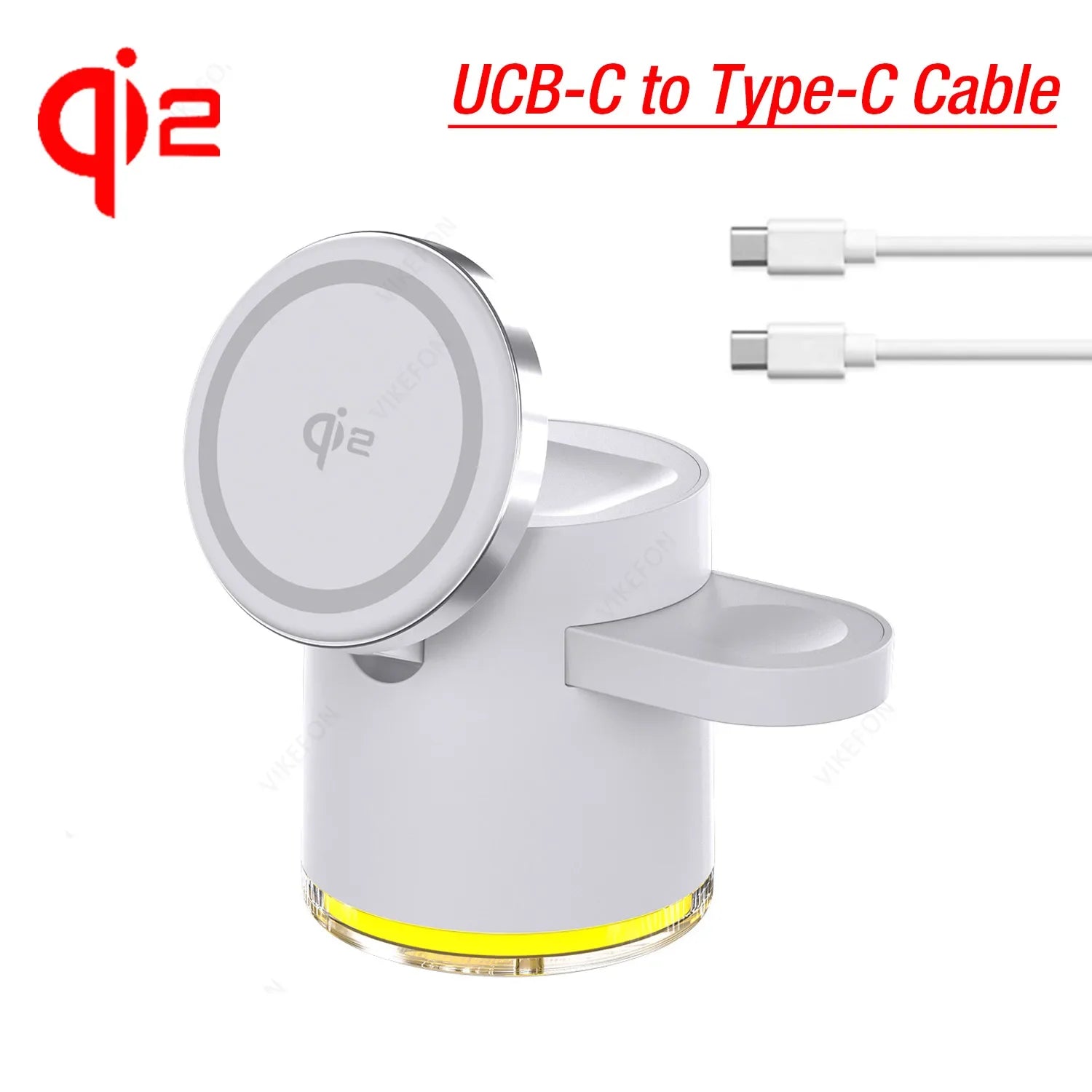 4 in 1 Foldable Fast Charging Station Qi2 Wireless Charger