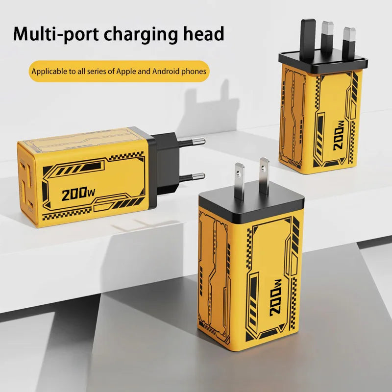200W GaN Multi-Port Charging Hub