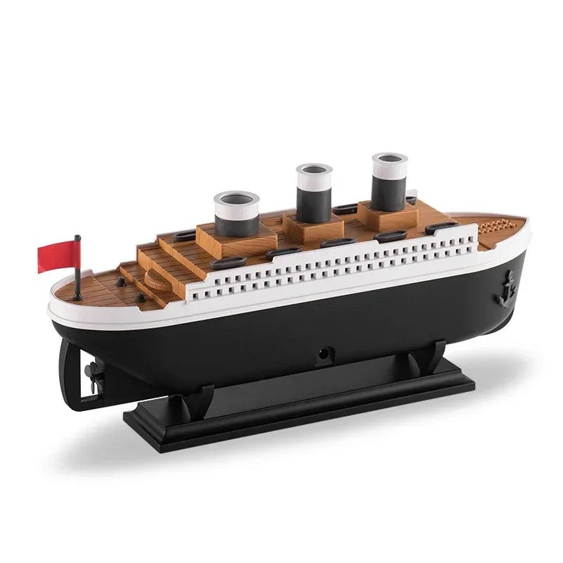 Vintage Vessel: Retro Ship Aroma Diffuser | Luxury Jellyfish Mist Hub