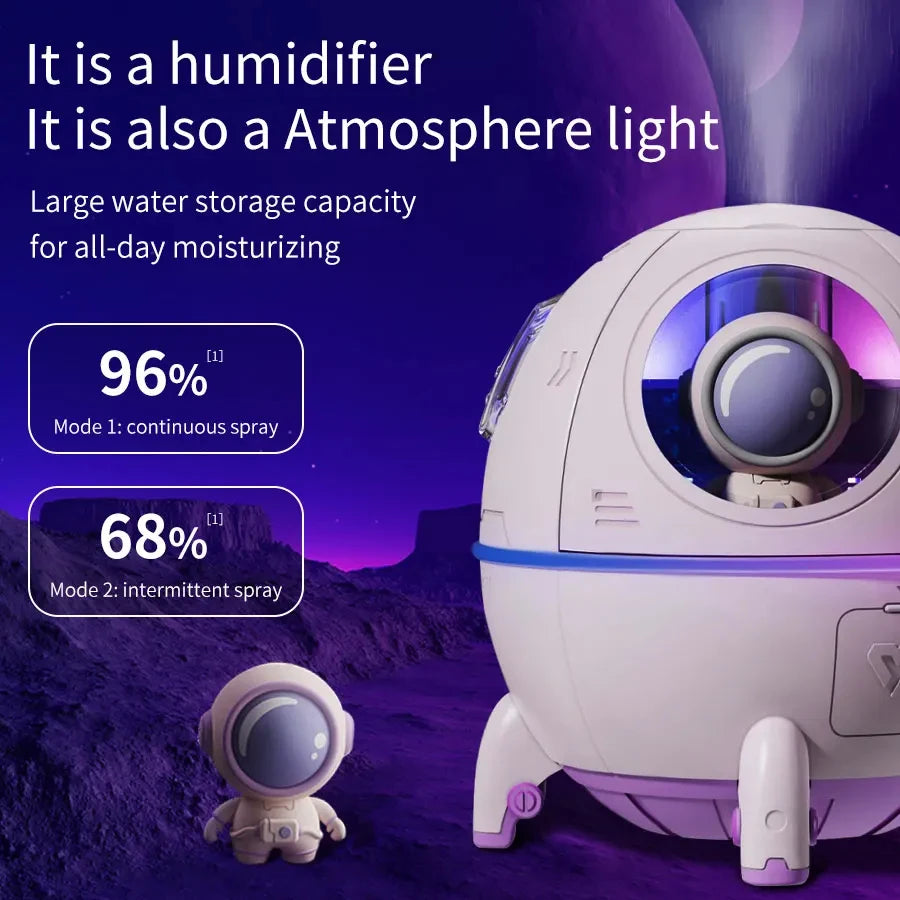 Space Capsule Air Humidifier Aromatherapy Water Diffuser