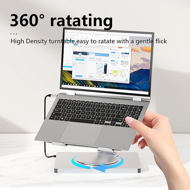 10-in-1 USB-C Hub Pro Stand | 4K 60Hz HDMI 100W PD Gigabit Ethernet