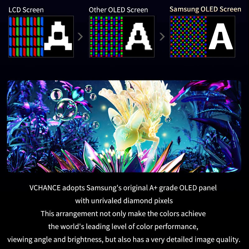 13.3" Portable OLED Monitor | 100% DCI-P3 Color Accurate AMOLED Display, HDR 600, 1ms | Ultra-Slim Aluminum External Travel Screen for Mac, Windows, Editing & Gaming