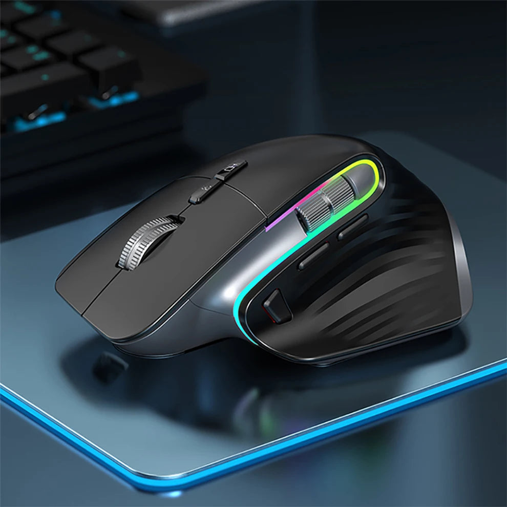 Command Center: Tri-Mode Ergonomic Mouse | Pixart Optical Sensor