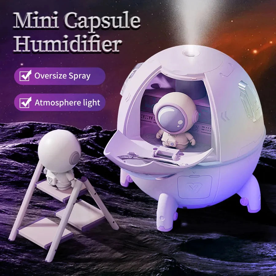 Space Capsule Air Humidifier Aromatherapy Water Diffuser