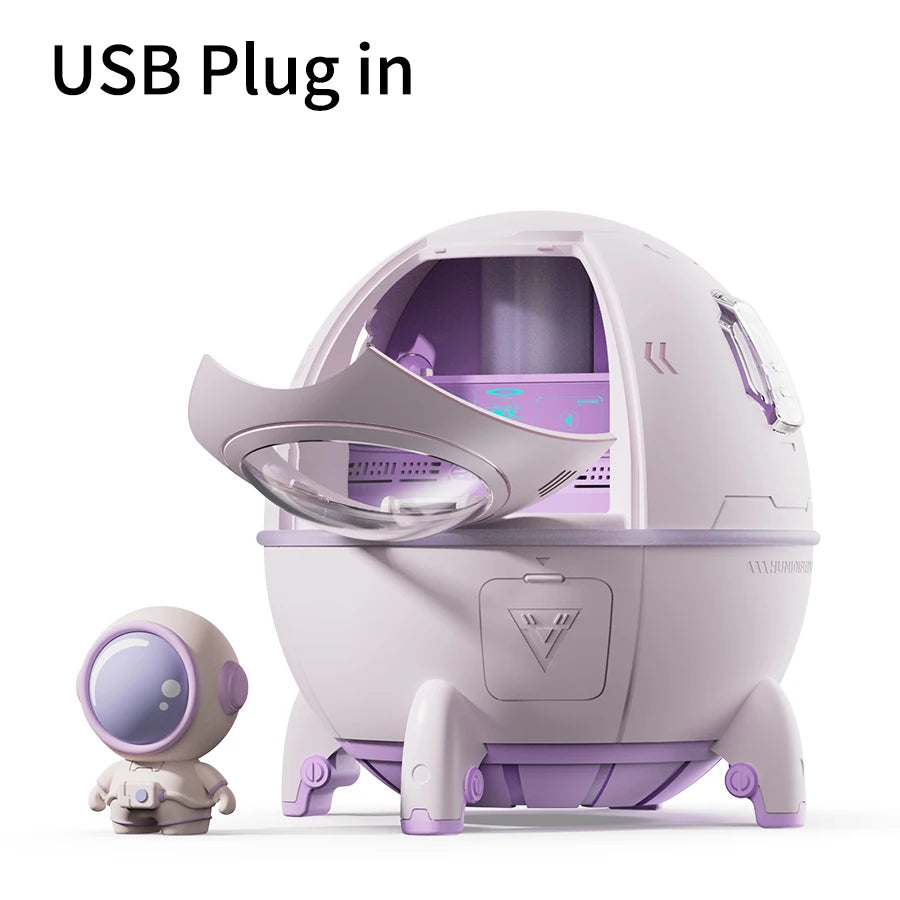 Space Capsule Air Humidifier Aromatherapy Water Diffuser
