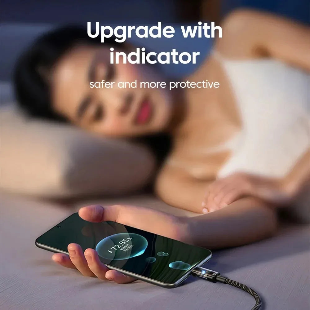 Core Protocol: 240W USB-C Ultra-Fast LED Power Cable