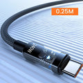 Core Protocol: 240W USB-C Ultra-Fast LED Power Cable