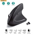 Ergonomic Vertical Wireless Mouse | 1600 DPI 6-Button Optical Sensor