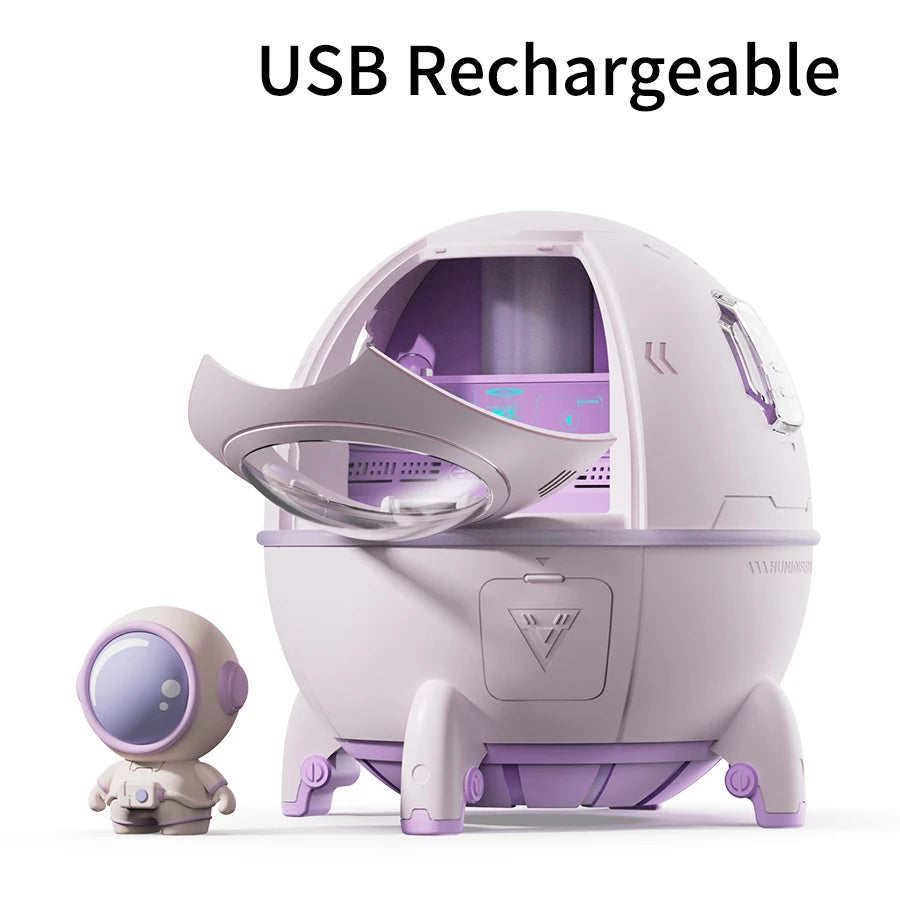 Space Capsule Air Humidifier Aromatherapy Water Diffuser